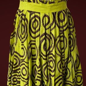 Féraud Cotton Embroidered Skirt